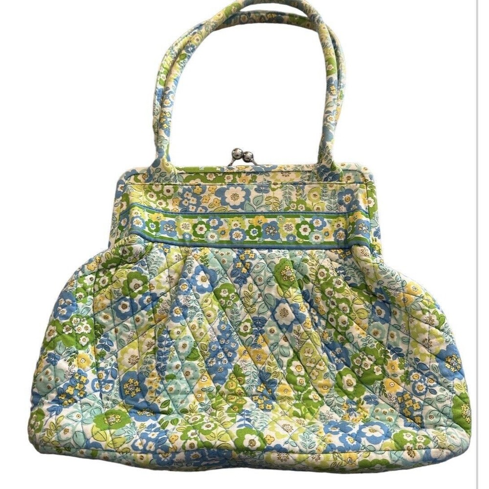 Vera Bradley Eloise English Meadow Floral Shoulder Tote Bag Purse Handbag